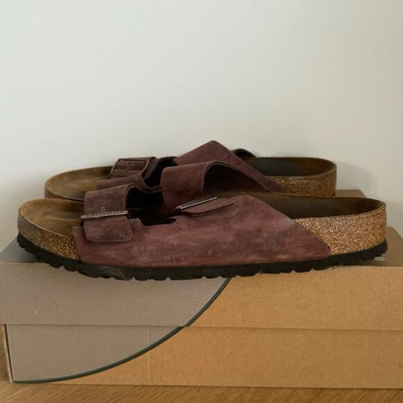 Birkenstock Arizona Suede Leather Men Sandals-  SZ 10 main image 5
